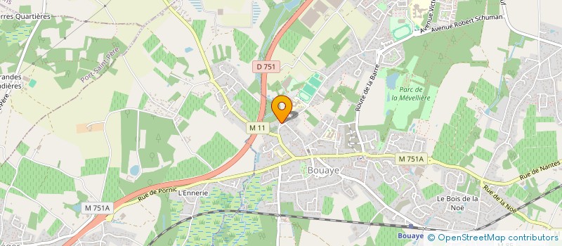 localisation de l'entreprise LES GARS D'HERBAUGES  BOUAYE