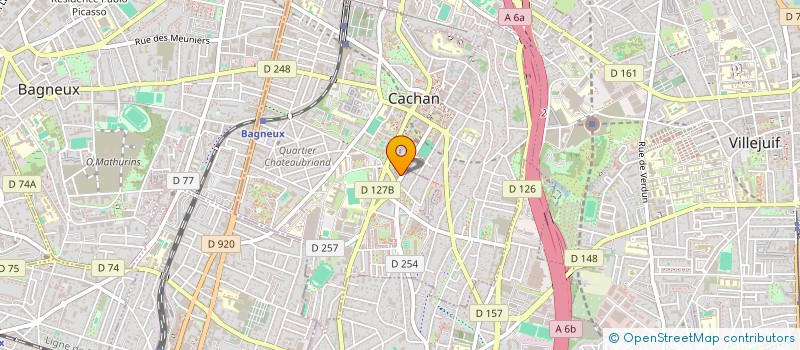 localisation de l'entreprise LES GARS DE L'IT à CACHAN