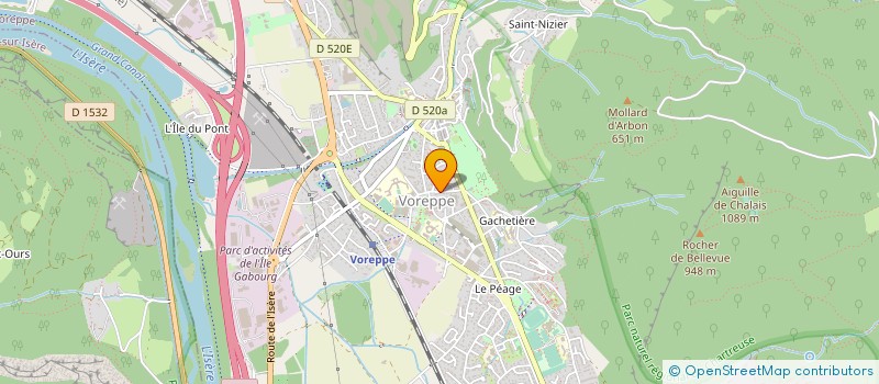 localisation de l'entreprise LES GARS DE ROIZE  VOREPPE