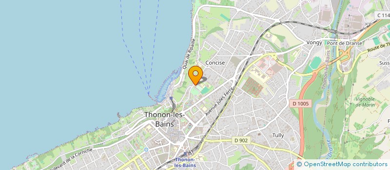 localisation de l'entreprise LES GARS DE ST-JO à THONON-LES-BAINS