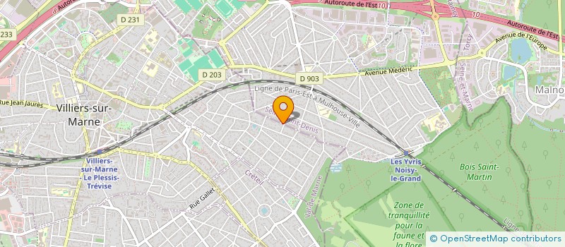 localisation de l'entreprise LES GARS DU BATIMENT à NOISY-LE-GRAND