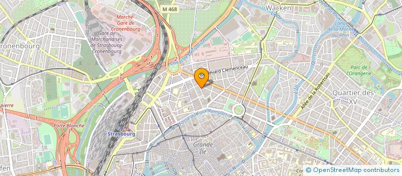 localisation de l'entreprise LES GARS DU FOND à STRASBOURG