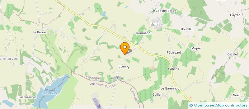 localisation de l'entreprise LES GASTRON'HOME PERIGOURDINS à BERGERAC