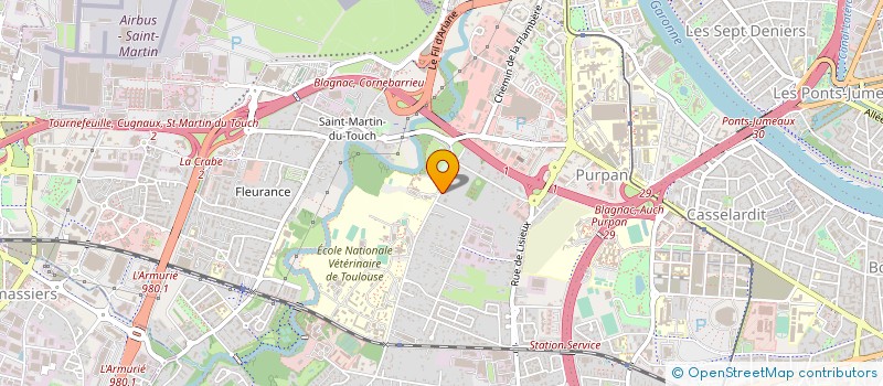 localisation de l'entreprise LES GASTRONAUTES à TOULOUSE