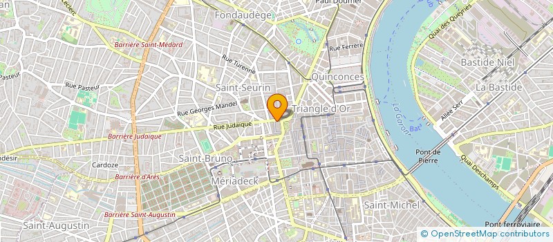 localisation de l'entreprise LES GASTRONOMES à BORDEAUX