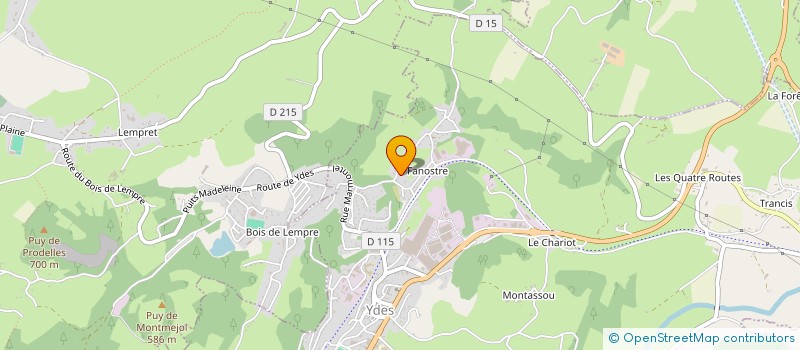 localisation de l'entreprise LES GAT'S à YDES