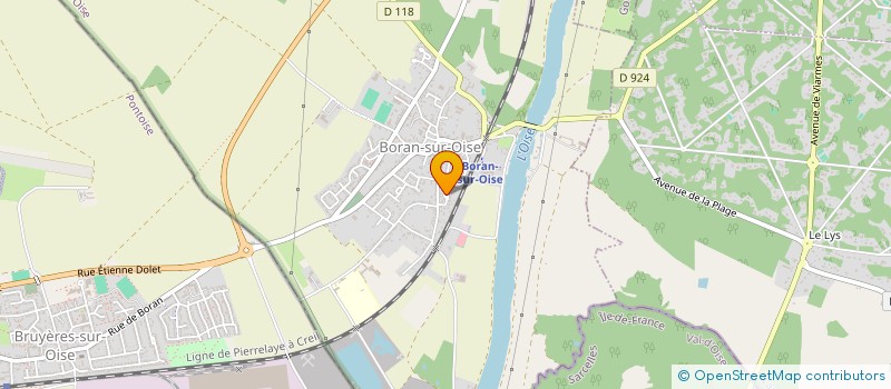 localisation de l'entreprise LES GATEAUX D'ARMOIRE à BORAN-SUR-OISE