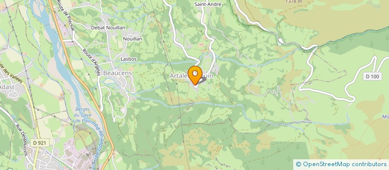 localisation de l'entreprise LES GATEAUX DE PIERROT  ARTALENS-SOUIN