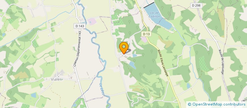 localisation de l'entreprise LES GATES  ARRICAU-BORDES