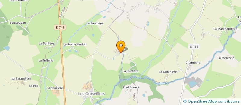 localisation de l'entreprise LES GATS  LES GROSEILLERS