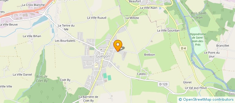 localisation de l'entreprise LES GAUBUS à HELLEAN