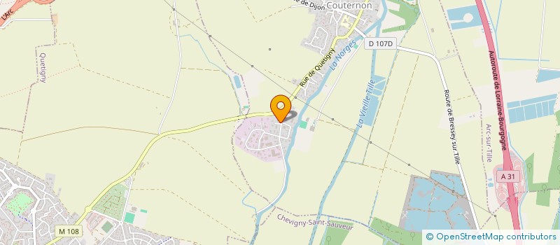 localisation de l'entreprise LES GAUDS  COUTERNON