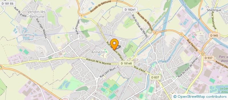 localisation de l'entreprise LES GAUFRES MAISON  ANNEZIN