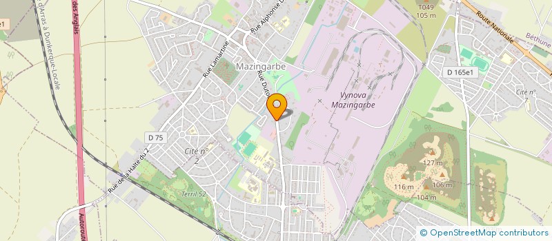 localisation de l'entreprise LES GAUFRES PAYSANNES M 'MA GAUFRE  MAZINGARBE