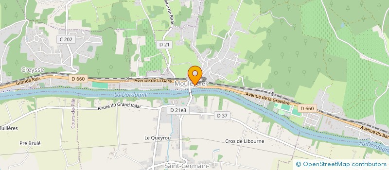 localisation de l'entreprise LES GAULES REUNIES DE MOULEYDIER SAINT GERMAIN ET MONS SAINT SAUVEUR DE BERGERAC à MOULEYDIER