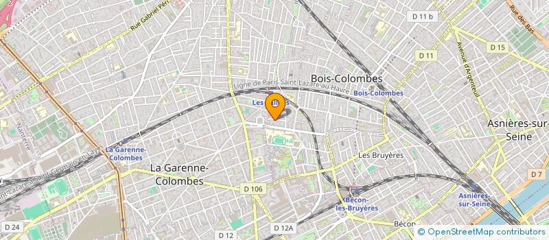localisation de l'entreprise LES GAULOIS à BOIS-COLOMBES