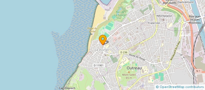 localisation de l'entreprise LES GAULOIS PORTELOIS  LE PORTEL