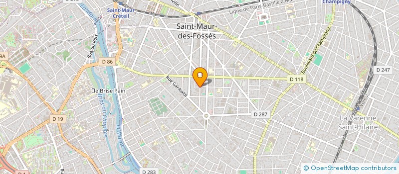 localisation de l'entreprise LES GAULOIS SAINT MAUR ADAMVILLE à SAINT-MAUR-DES-FOSSES