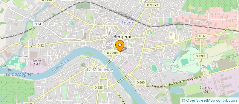 localisation de l'entreprise LES GAULOIS TROPHYSTES à BERGERAC
