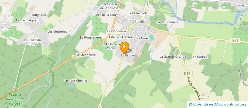 localisation de l'entreprise LES GAULOISES IRRAIDUCTIBLES  CHEILLE