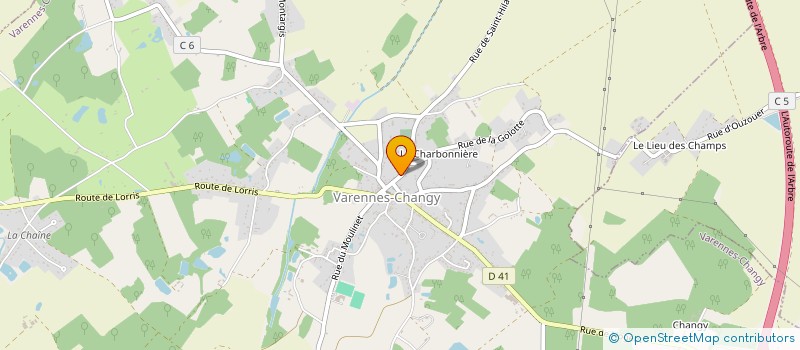 localisation de l'entreprise LES GAVOTTES à VARENNES-CHANGY