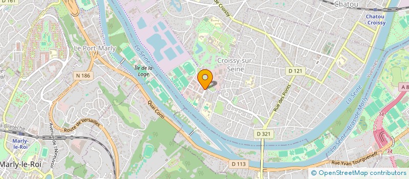 localisation de l'entreprise LES GAVROCHES à CROISSY-SUR-SEINE
