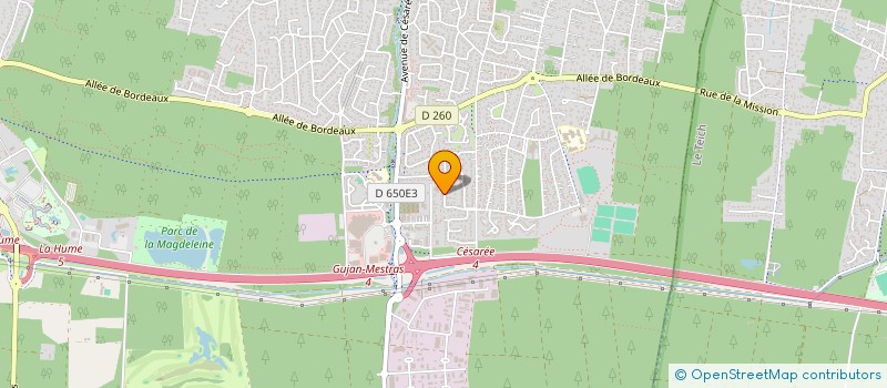 localisation de l'entreprise LES GAZ'ELLES DE LARROS à GUJAN-MESTRAS