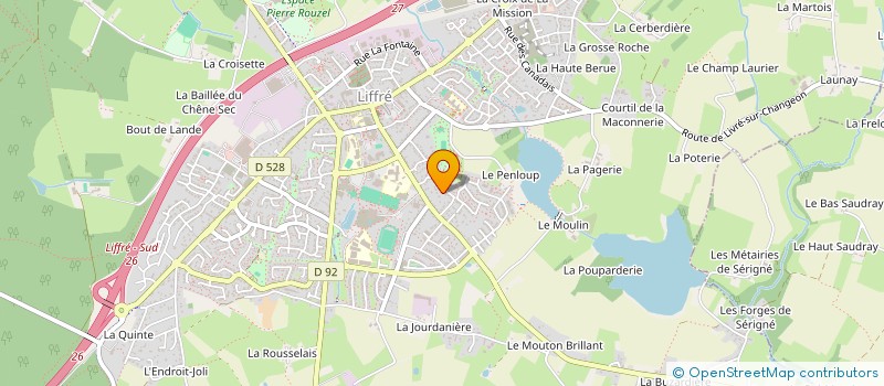 localisation de l'entreprise LES GAZ'ELLES DE LIFFRE  LIFFRE