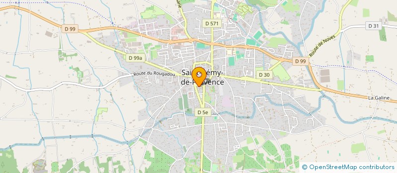 localisation de l'entreprise LES GAZELLES à SAINT-REMY-DE-PROVENCE