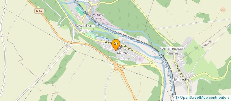 localisation de l'entreprise LES GAZELLES à BAYARD-SUR-MARNE