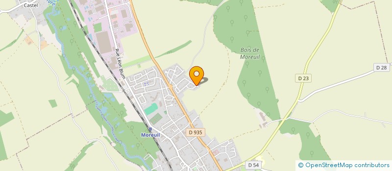 localisation de l'entreprise LES GAZELLES à MOREUIL