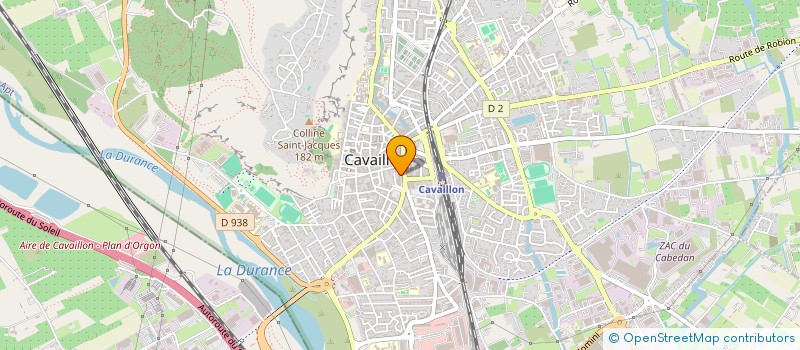 localisation de l'entreprise LES GAZELLES D'AVIGNON  CAVAILLON