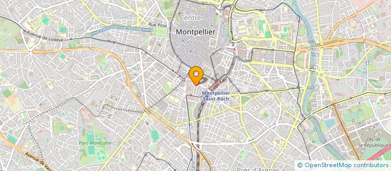 localisation de l'entreprise LES GAZELLES D'ORIENT à MONTPELLIER