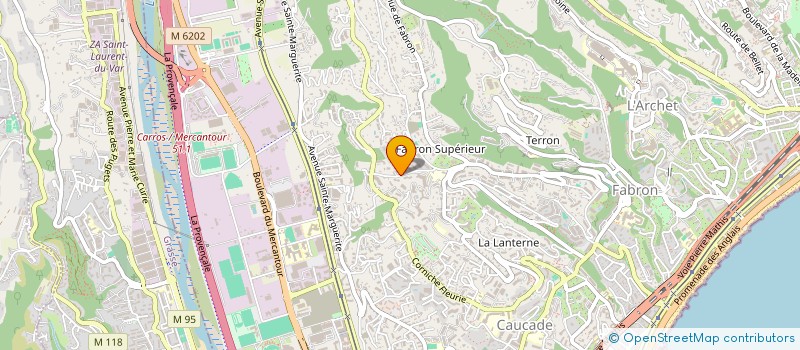 localisation de l'entreprise LES GAZELLES DE FIGUEIRA à NICE