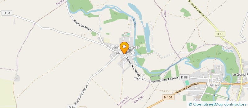localisation de l'entreprise LES GAZELLES DE L'ARNON à SAINT-GEORGES-SUR-ARNON