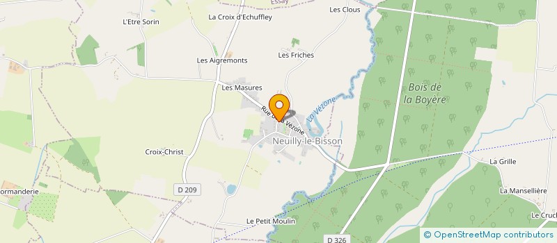 localisation de l'entreprise LES GAZELLES DE L'URGENCE à NEUILLY-LE-BISSON