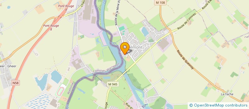 localisation de l'entreprise LES GAZELLES DE LA LYS  DEULEMONT