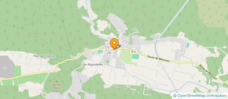 localisation de l'entreprise LES GAZELLES DE LA MED.  SIGNES