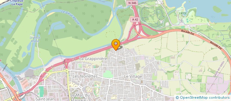 localisation de l'entreprise LES GAZELLES DE VAULX EN VELIN  VAULX-EN-VELIN