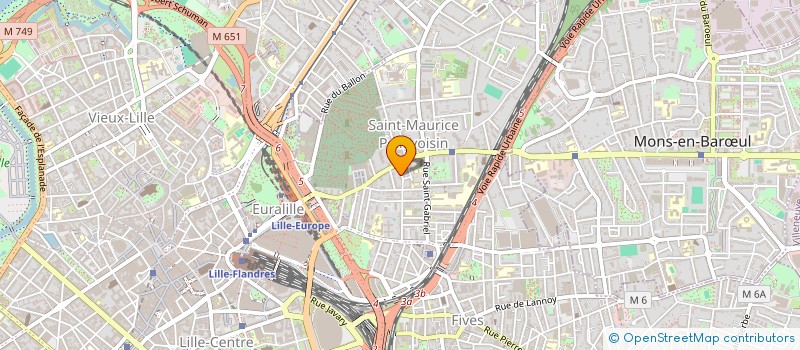 localisation de l'entreprise LES GAZELLES DU NORD à LILLE