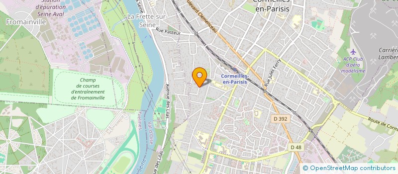 localisation de l'entreprise LES GAZELLES DU PARISIS à CORMEILLES-EN-PARISIS