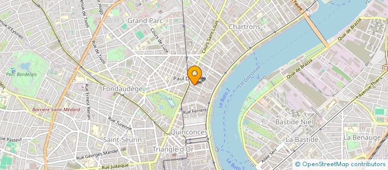 localisation de l'entreprise LES GAZELLES EN ELEC  BORDEAUX