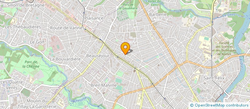 localisation de l'entreprise LES GAZELLES SURPRENANTES à NANTES
