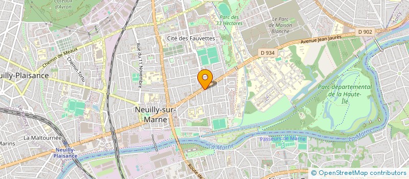 localisation de l'entreprise LES GAZELLES TROTTEUSES à NEUILLY-SUR-MARNE