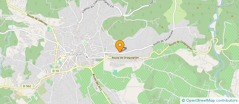 localisation de l'entreprise LES GAZELLES VAROISES à LORGUES