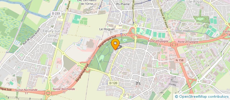 localisation de l'entreprise LES GEAIS  IFS