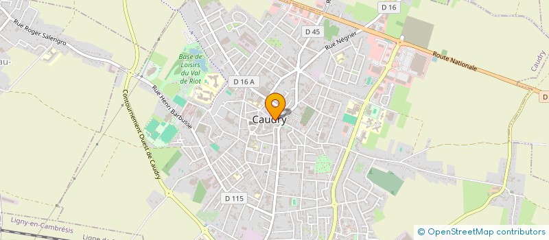 localisation de l'entreprise LES GEANTS DE CAUDRY BATISSE ET LAITE  CAUDRY