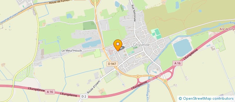 localisation de l'entreprise LES GEANTS DE GHYVELDE-LES MOERES  GHYVELDE