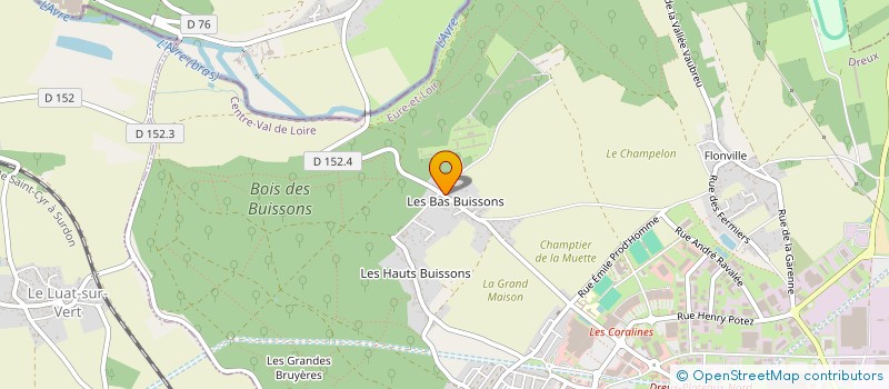 localisation de l'entreprise LES GEANTS DU TOUR à DREUX