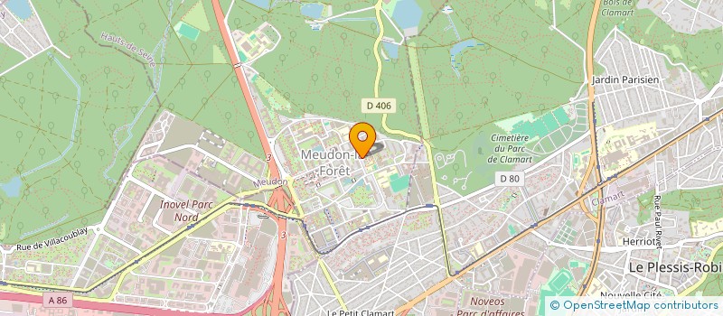 localisation de l'entreprise LES GEEKS A ROULETTES à MEUDON